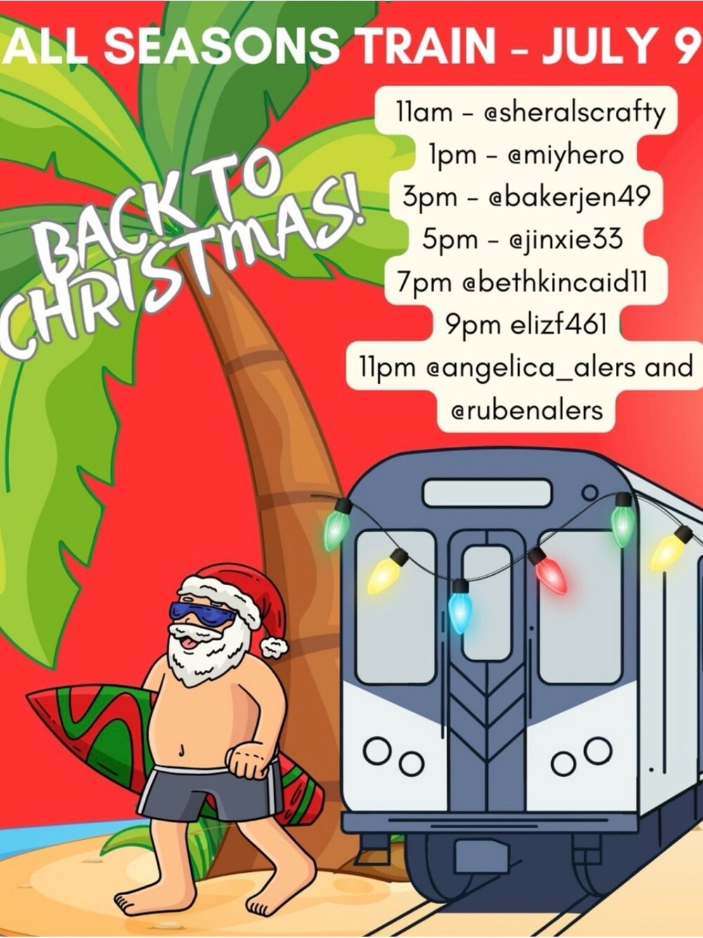 All Seasons Train Show Flyer w/@bethkincaid11